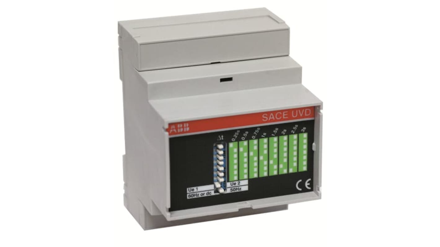 Ritardo automatico ABB 1SDA038319R1 per applicazioni industriali, tensione 110-127 V, compatibile con SACE Tmax e Emax.