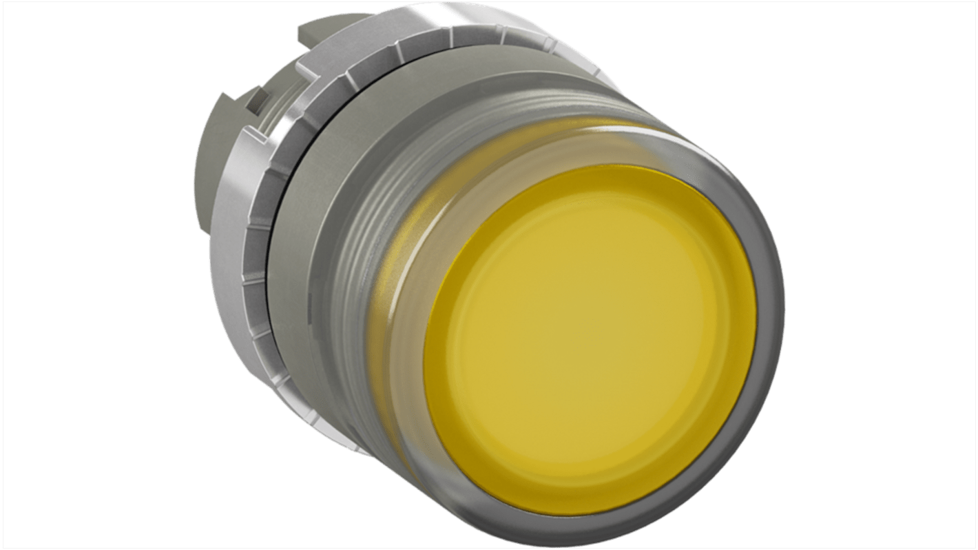 Pulsante a fungo instabile ABB 1SFA1, colore giallo, rotondo, grado di protezione IP66, codice 1SFA184493R9103.