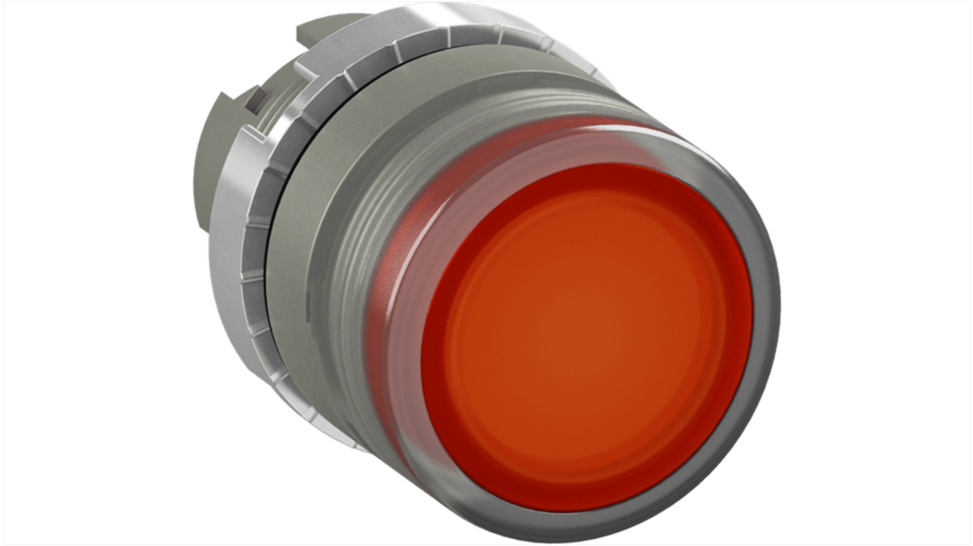 Pulsante instabile a fungo ABB, colore arancione, IP66, progettato per applicazioni industriali, serie 1SFA1.