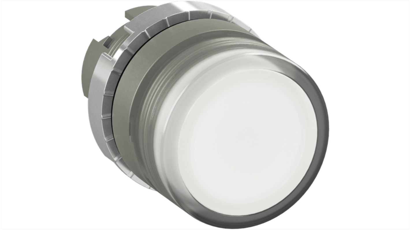 Pulsante instabile a fungo ABB 1SFA184497R9105, rotondo, bianco, IP66, funzione momentanea, serie 1SFA1.
