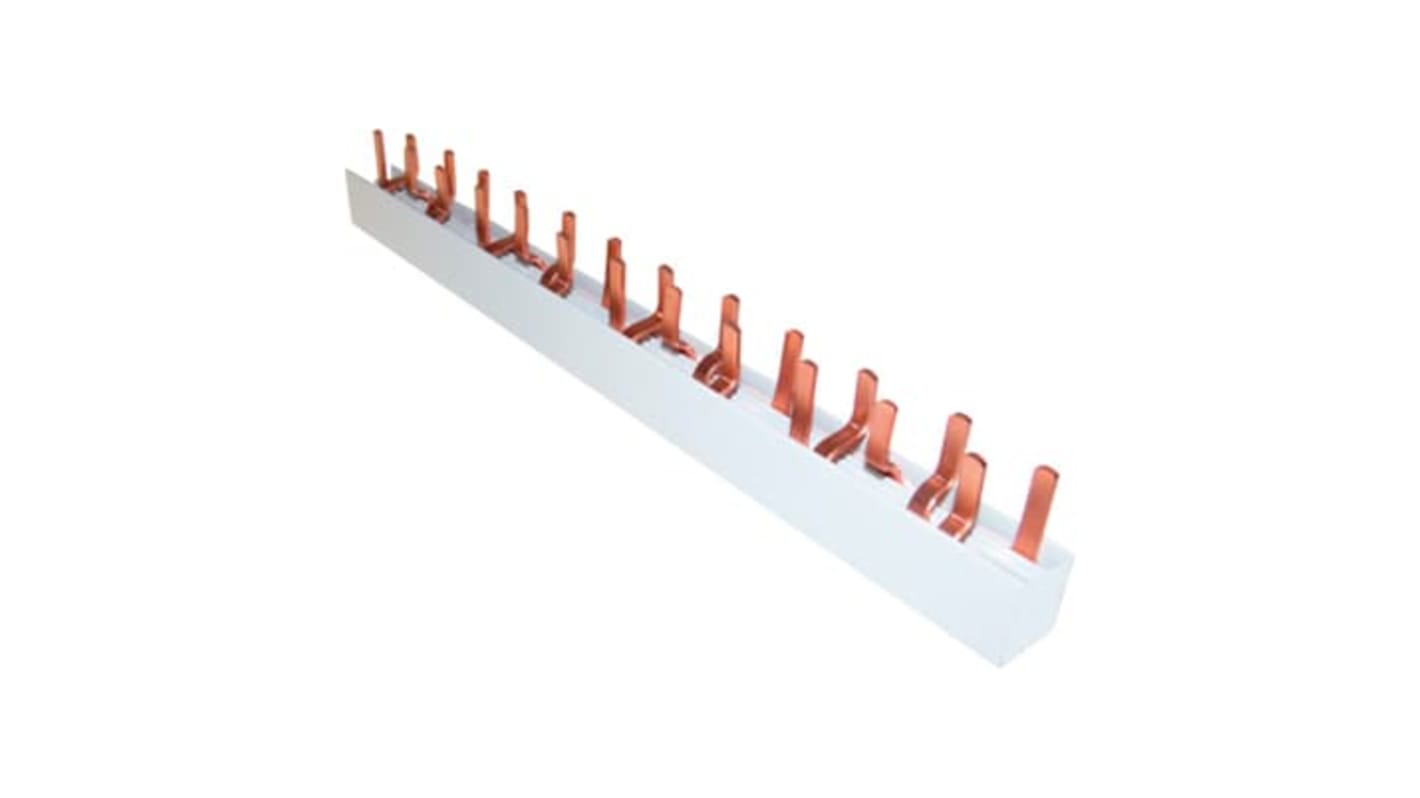 Barra di distribuzione ABB S200C, codice 2CDL803141R1024, 3 fasi, 10 mm², 24 pin, lunghezza 0,221 metri, colore blu.