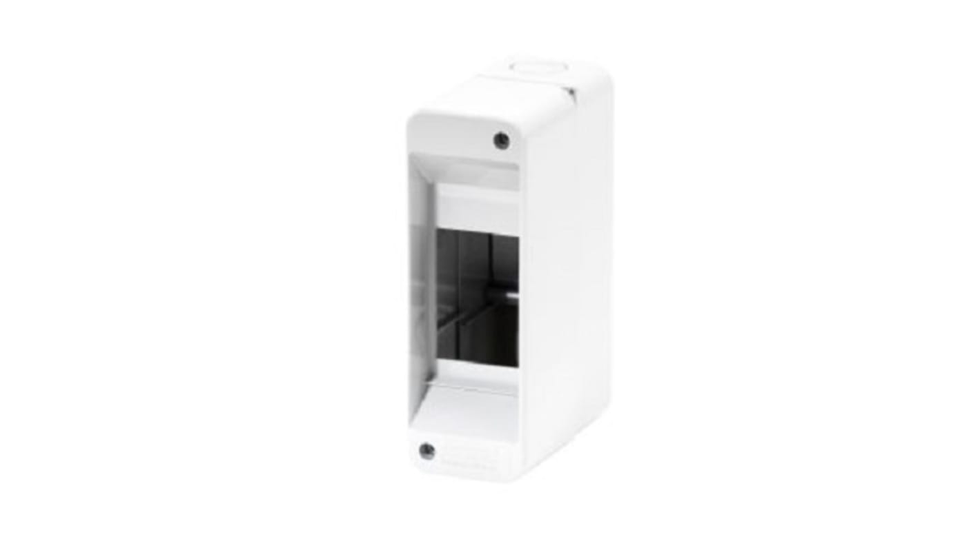 Scheda di distribuzione Gewiss GW40022 1+N fasi, 16 vie, 125 A. Custodia da 8 a 72 moduli, morsettiere bipolari e unipolari. Per cablaggi ordinati e integrati esteticamente. Alogeni-free.