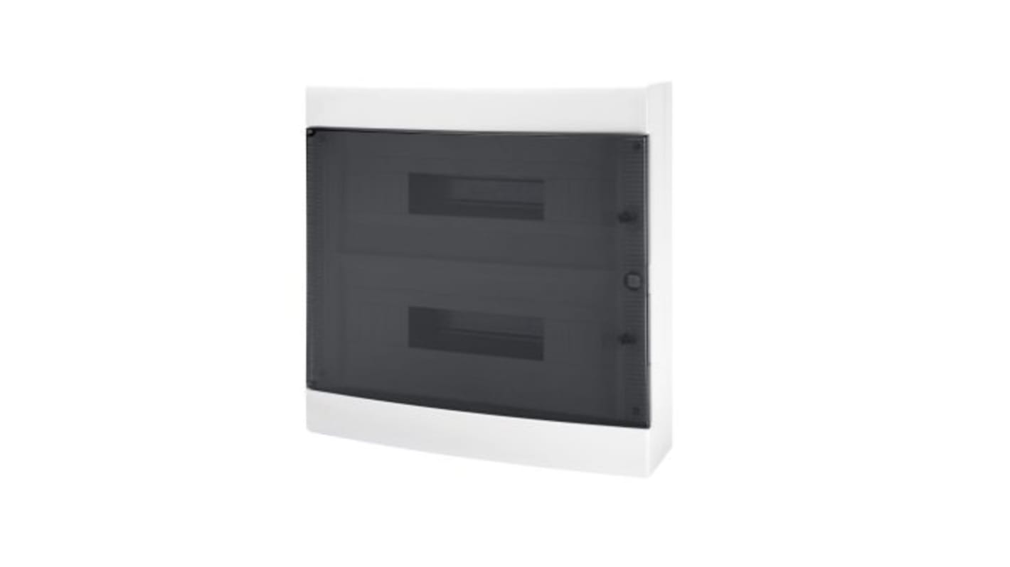 Custodia stagna Gewiss GW40049 per distribuzione elettrica, 16 vie, 125A, con morsettiere bipolari e unipolari. Integrabile con arredamento, senza alogeni.