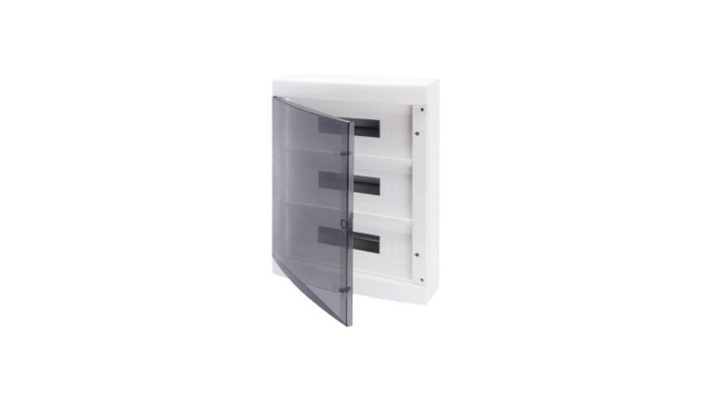 Scheda di distribuzione Gewiss GW40051 1+N fasi, 16 vie, 125A - Custodia stagna con porta trasparente fumé per cablaggio ordinato. Ideale per ogni ambiente!