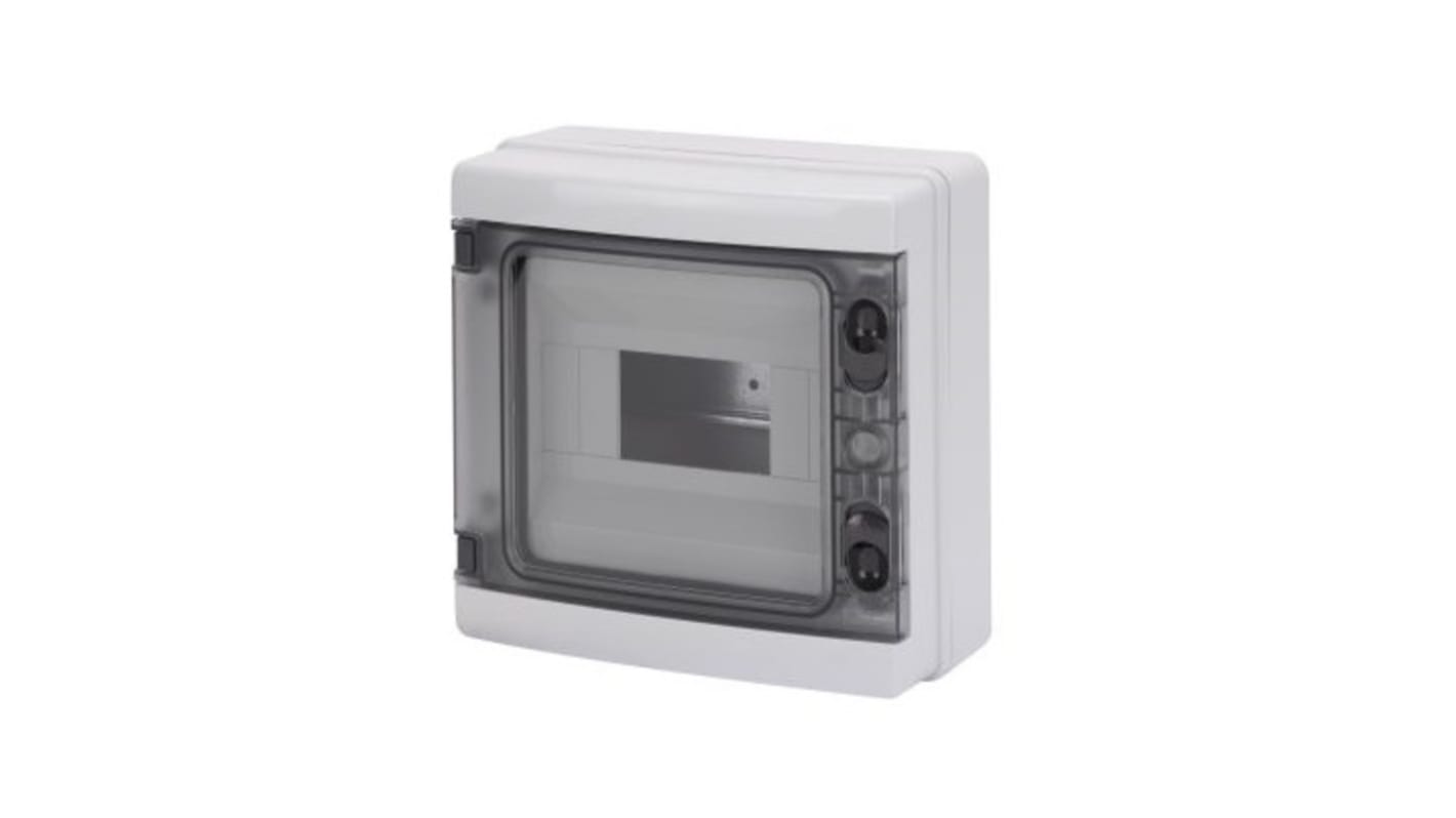 Scheda di distribuzione 1+N fasi Gewiss GW40102, 16 vie, 125A. Custodia stagna, morsetti unipolari e bipolari per cablaggi ordinati. Integrabile con arredamento, prodotto Adel.