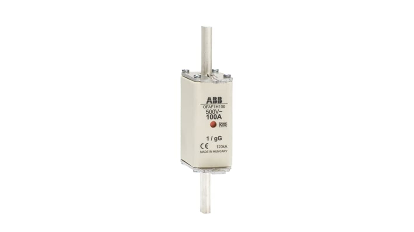 Fusibile ABB 1SCA022627R3330 gG HRC 20A, 500V, montaggio su guida DIN, dimensioni 135 x 30 x 65 mm, per protezione da sovracorrente.