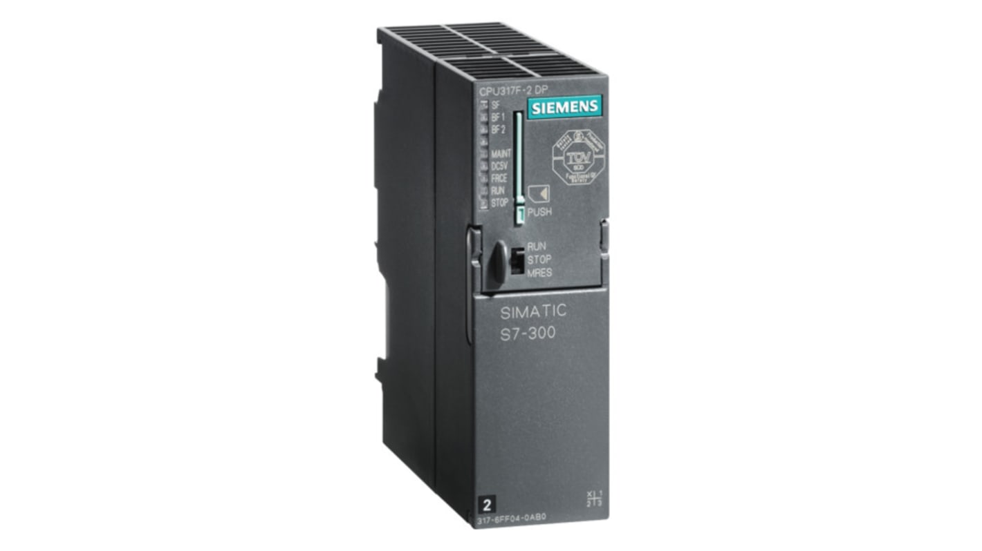 Modulo I/O Siemens 6ES7317-6FF04-0AB0 per SIMATIC S7, alimentazione 24 V, interfaccia MPI/DP 12 Mbit/s, supporta 3 unità di espansione.