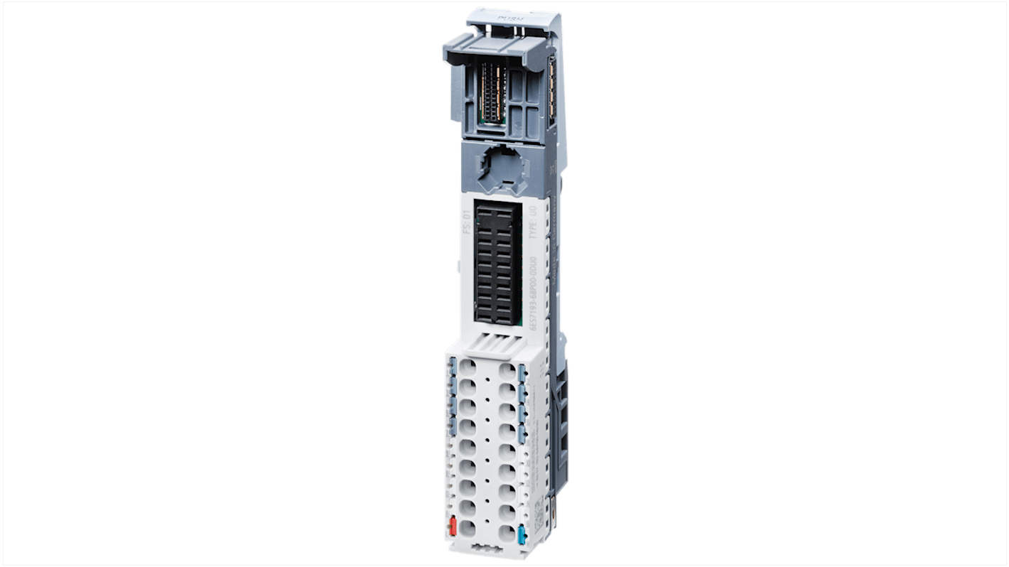 Unità base Siemens 6AG21936BP004DU0 per ET 200SP, 120 V c.c., resistente a refrigeranti, dimensioni 117 x 20 x 35 mm.