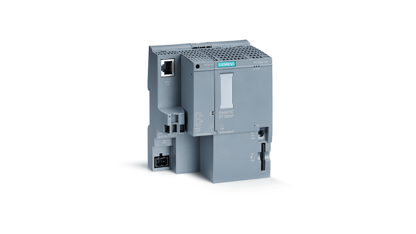 Modulo I/O Siemens 6AG25101DJ011AB0, unità ET 200SP con 20 ingressi e 20 uscite, interfaccia PROFINET IRT.