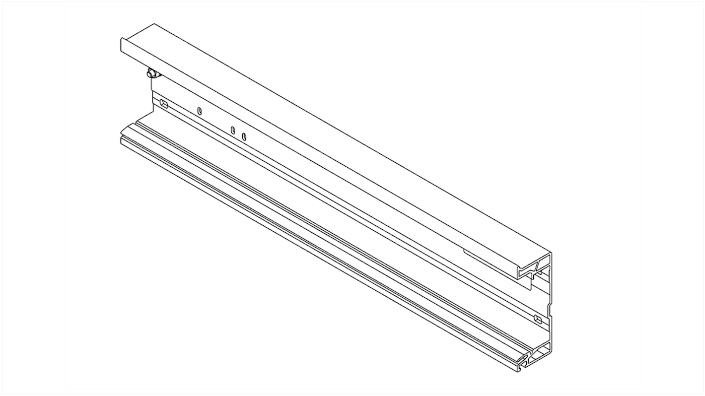 Guida di montaggio Siemens 6ES71951GF300XA0 per moduli bus ET 200M, lunghezza 530 mm, dimensioni 530 x 122 mm.