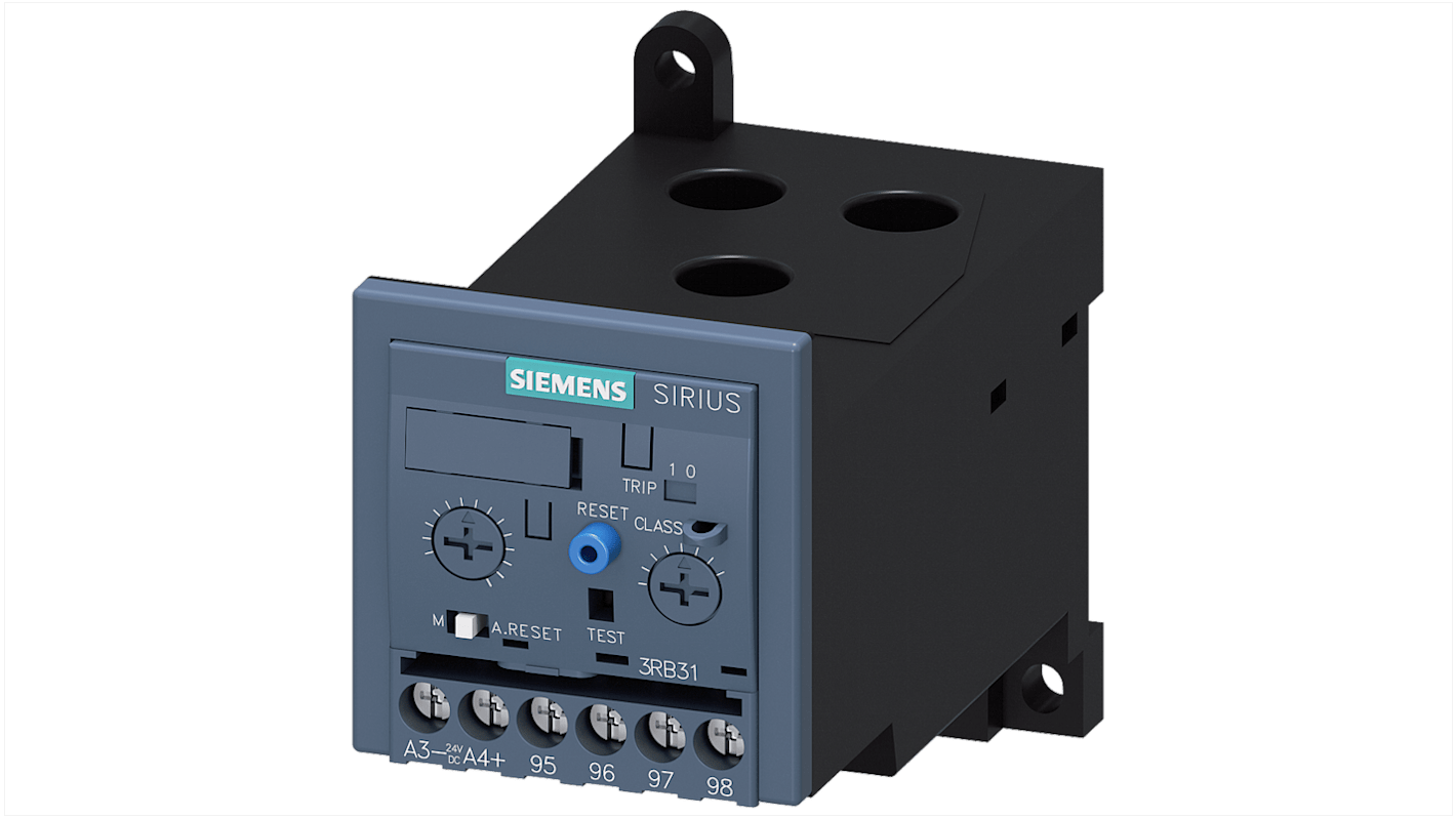 Relè contattore Siemens 3RU21160CC1, 1NC/1NO, per protezione motore, carico FLC 0,25 A, installazione autonoma.