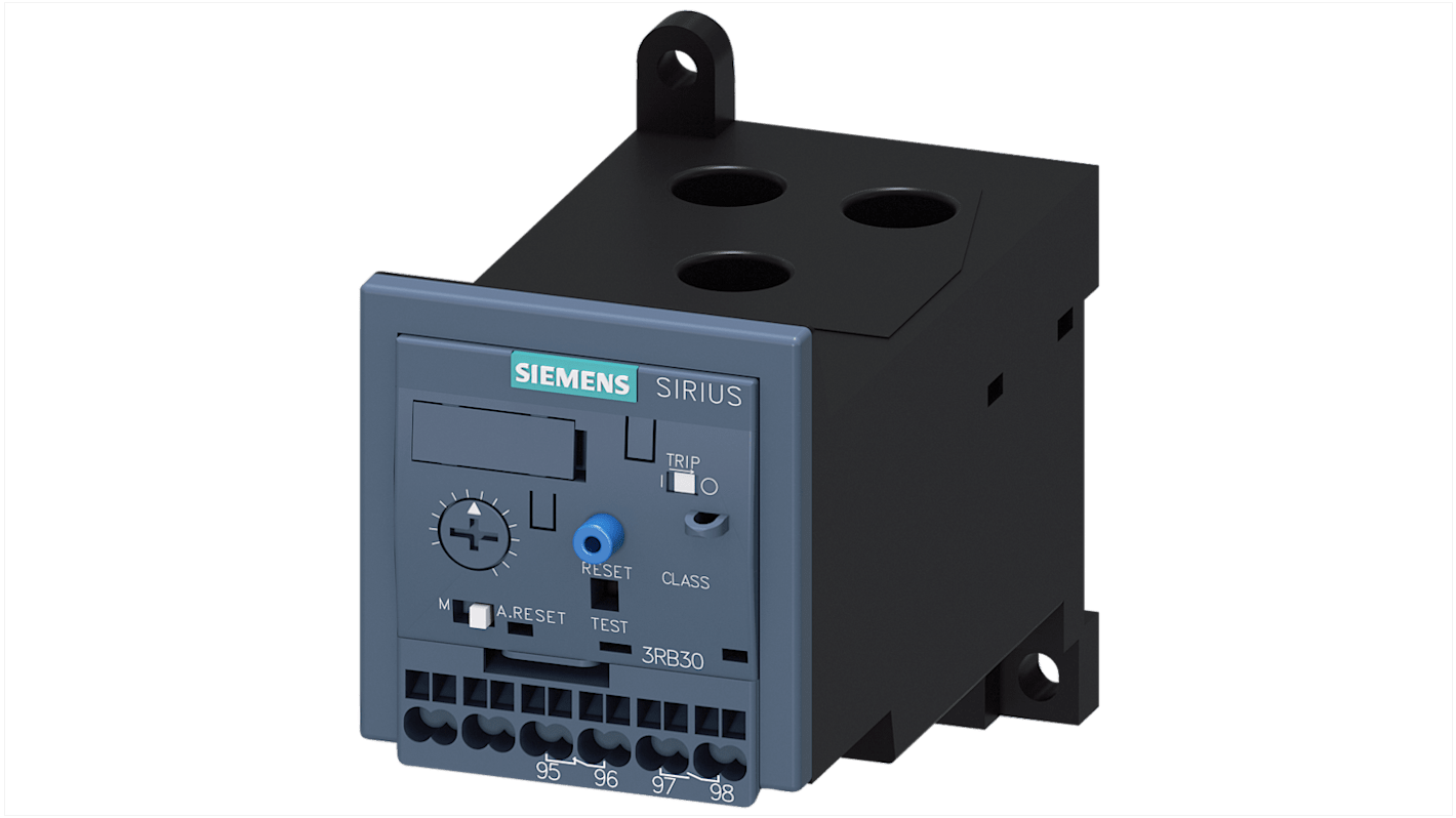 Relè contattore Siemens 3RU21364HB1, 1NC/1NO, carico FLC 50 A, potenza 45 kW, circuito principale autonomo.