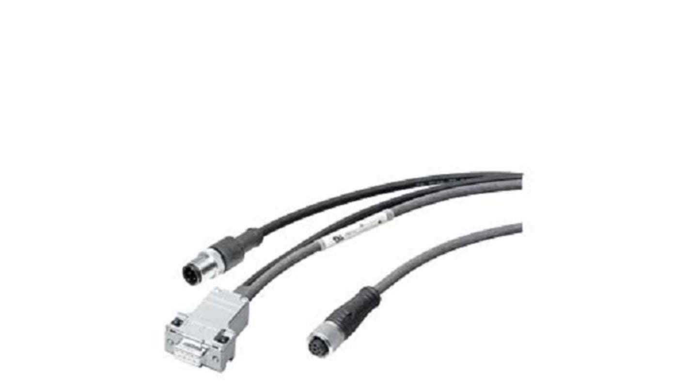 Cavo di connessione Siemens 6GT28914KH50 per RF200/RF300, pre-assemblato, M12, nero, temperatura -30/+80 °C.