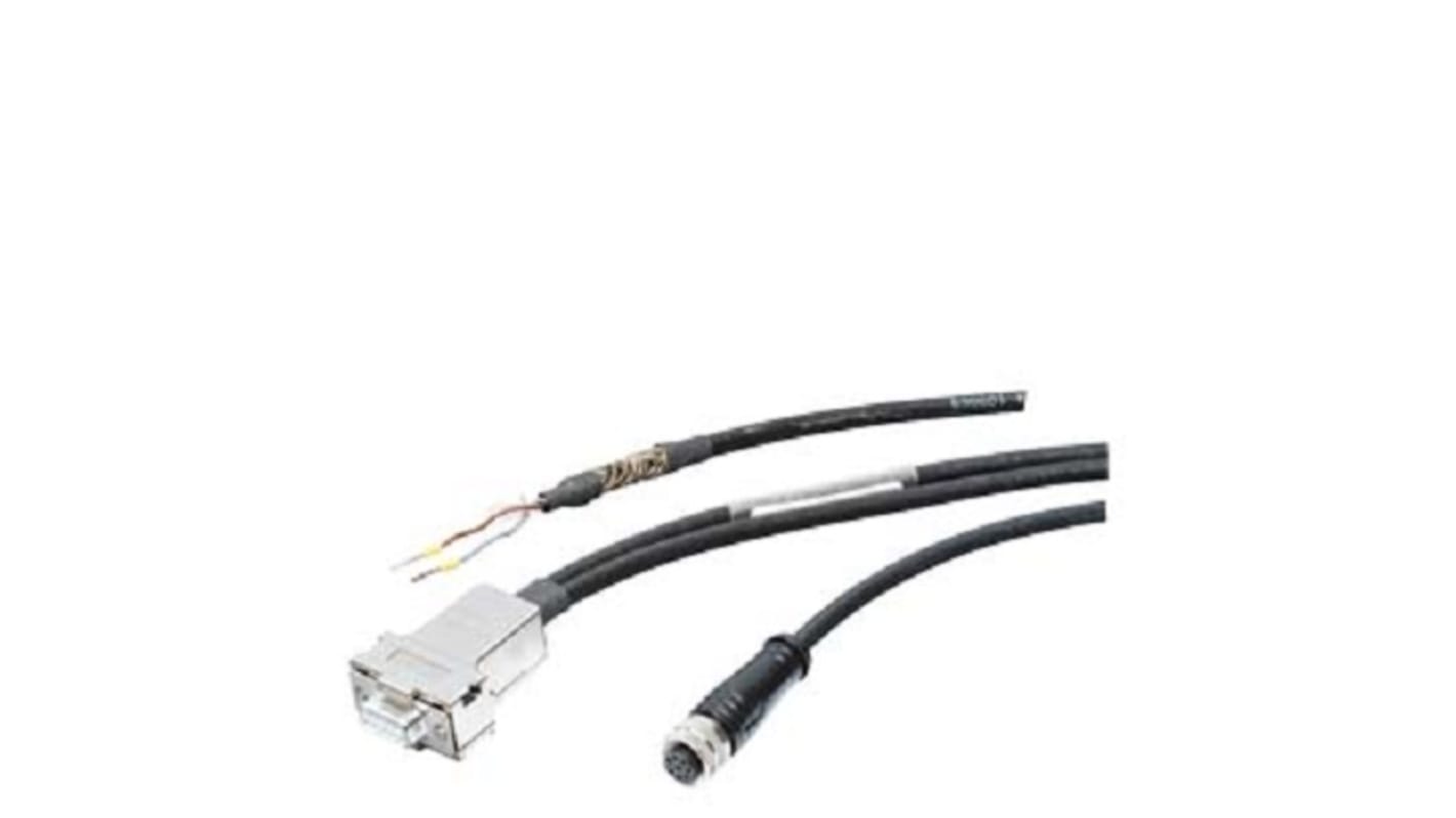 Cavo di connessione Siemens 6GT28914KH500AX0, pre-assemblato, M12, nero, per RF200/RF300, temperatura -30/+80 °C.