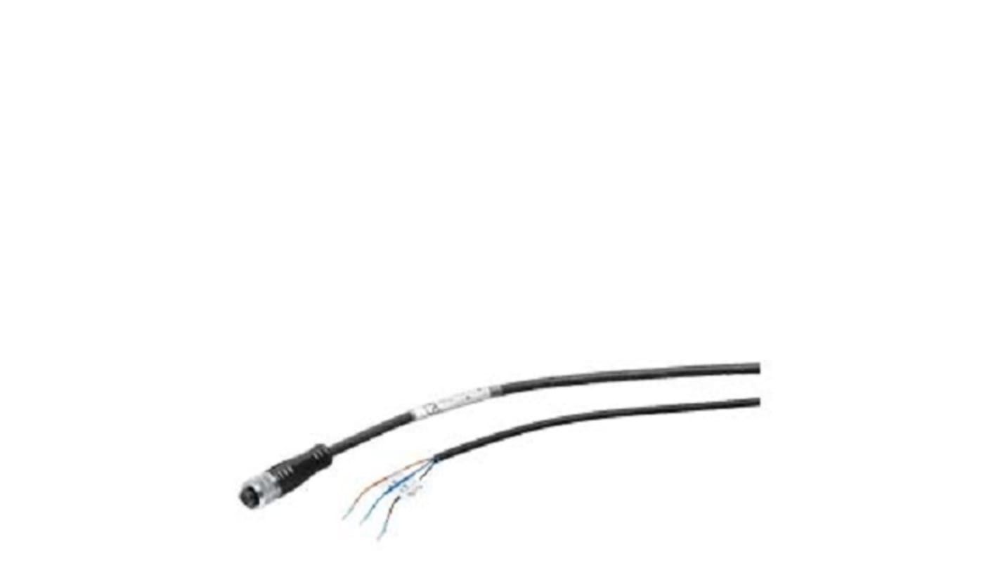 Cavo di connessione Siemens 6GT28914LN10, pre-assemblato M12, nero, per lettore e modulo di comunicazione, temperatura -30/+80 °C.