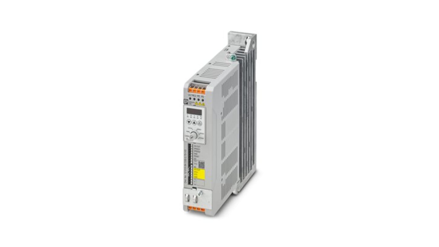 Avviatore a velocità variabile Phoenix Contact 1201509, potenza 0,75 kW, tensione 110-240 V, monofase, funzione STO.