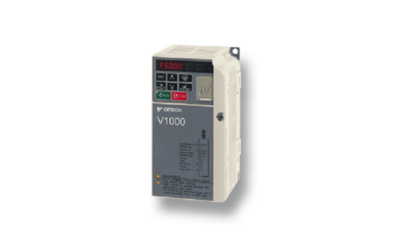 Scheda opzionale Omron SI-EP3/V per Serie V1000, interfaccia PROFINET, montaggio a innesto, controllo unità e monitoraggio parametri.