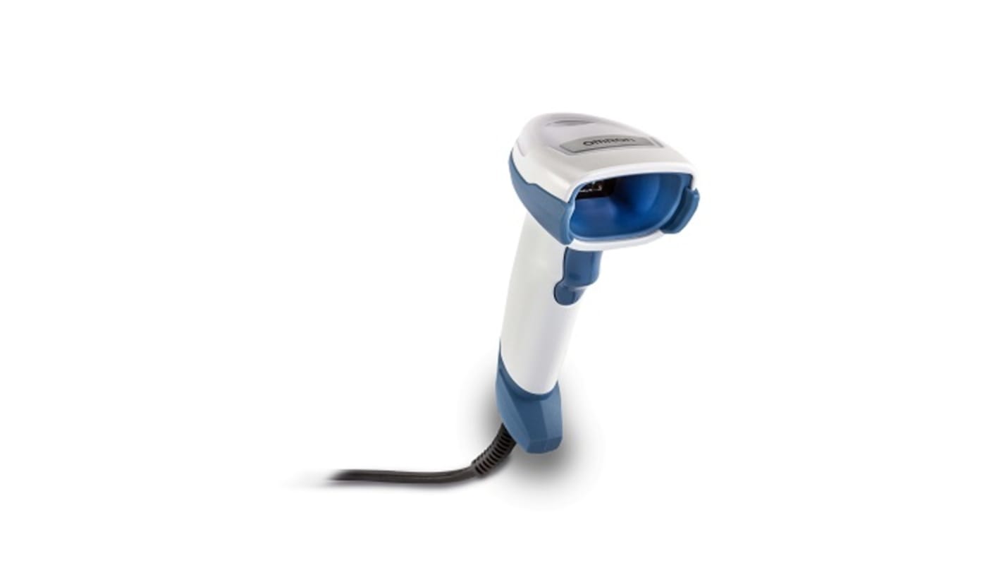 Lettore codici a barre Omron V410-HDS4608HC, portatile, tecnologia CMOS, distanza di lettura fino a 292 mm, connessione RS-232C e USB.