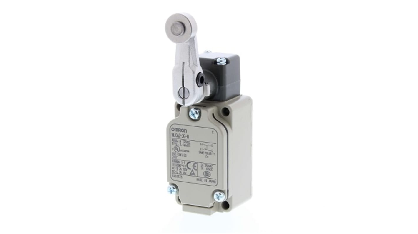 Testa di ricambio Omron WL-9H100-N per interruttori di fine corsa serie WL, grado di protezione IP67, adatta per ambienti difficili.