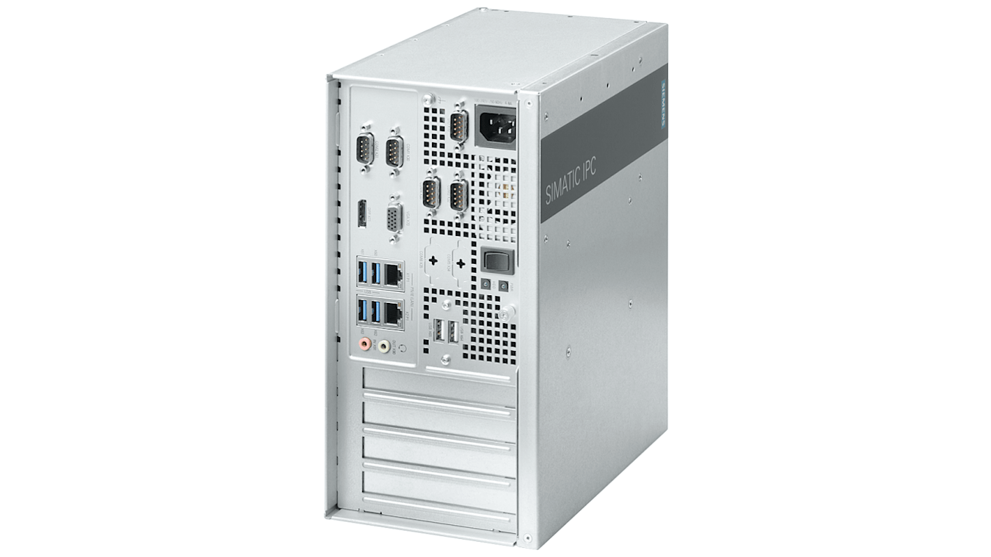 Computer industriale Siemens 6AG40250CE202BB0 con processore Intel Core i5, dimensioni 135 x 260 x 225 mm, grado di protezione IP20.