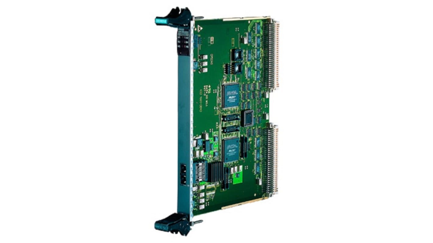 Modulo di comunicazione Siemens 6DD16600BH1, CP52A0, interfaccia ottica, dimensioni 233 x 20 x 160 mm.