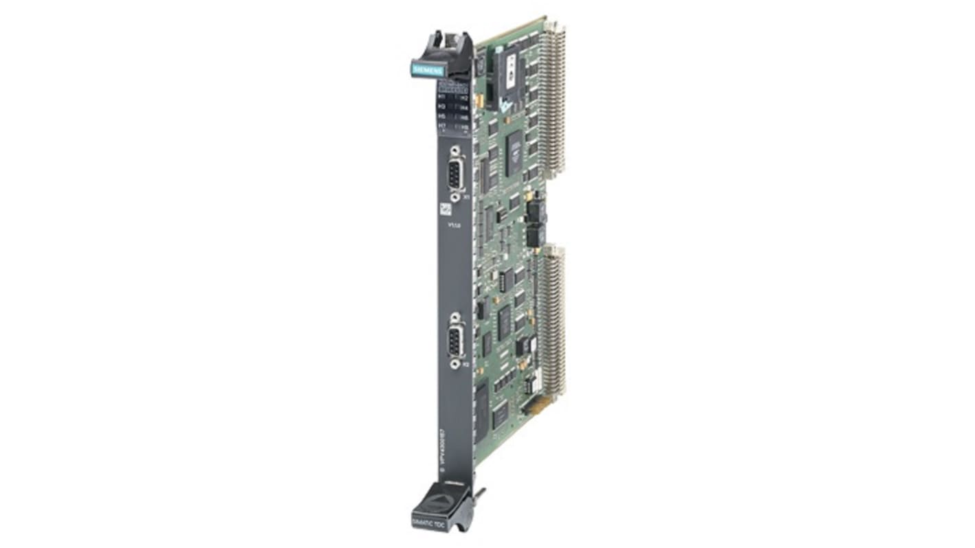 Modulo di comunicazione Siemens 6DD16610AD1 per SIMATIC TDC, interfacce MPI e PROFIBUS DP, dimensioni 233 x 20 x 160 mm.