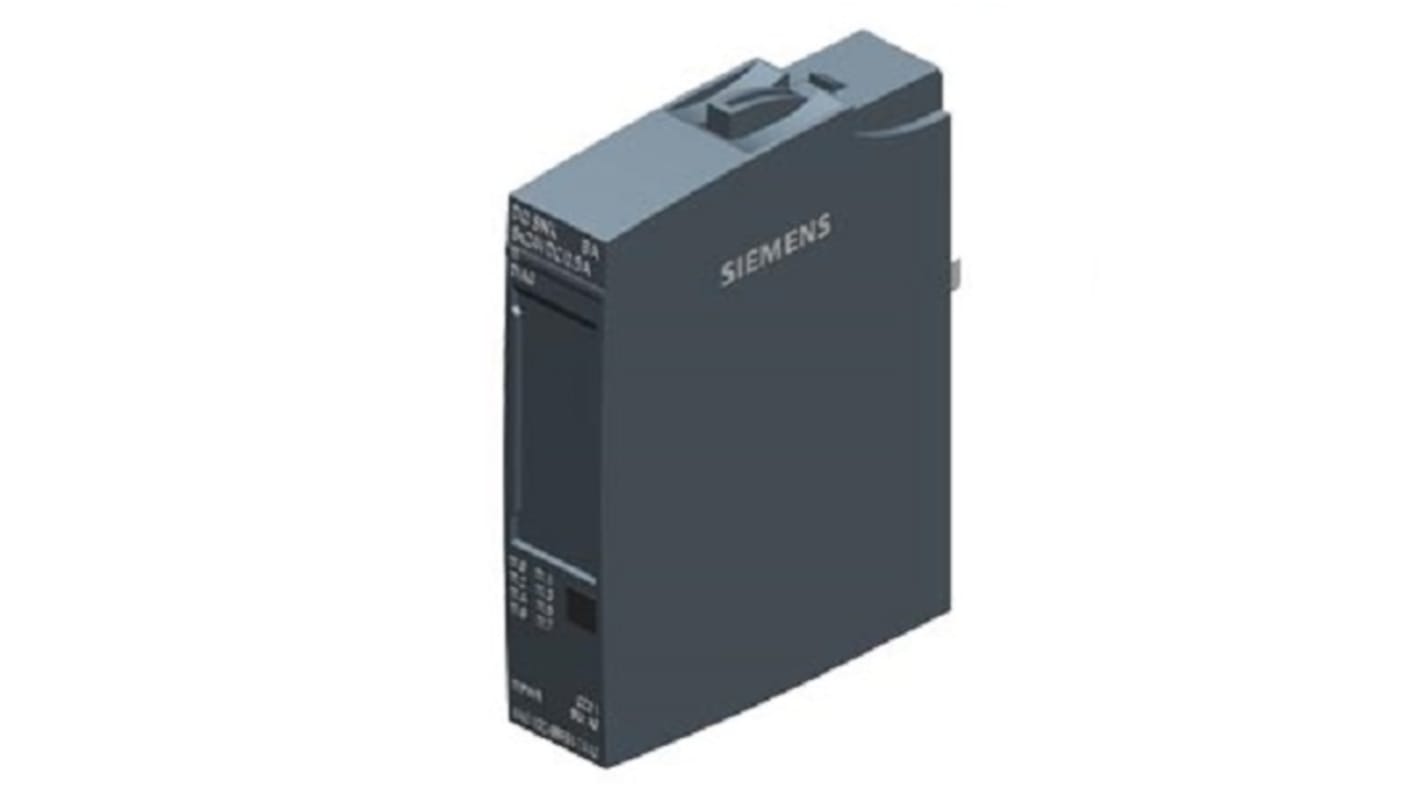 Modulo di uscita digitale Siemens 6AG11326BF617AA0, 8 porte, 24 V c.c., dimensioni 73 x 15 x 58 mm, per ET 200SP.