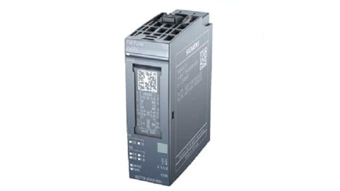 Modulo di interfaccia Siemens 6AG11386DB002BB1, 2 canali, 24 V, 2 ingressi e uscite digitali, dimensioni 20 mm.