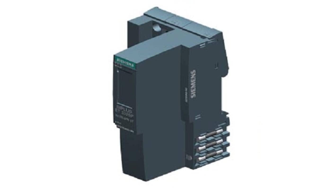 Modulo di interfaccia Siemens 6AG11556AU017BN0, serie 6AG115, per ET 200SP, dimensioni 117 x 50 x 74 mm, tensione 24 V.