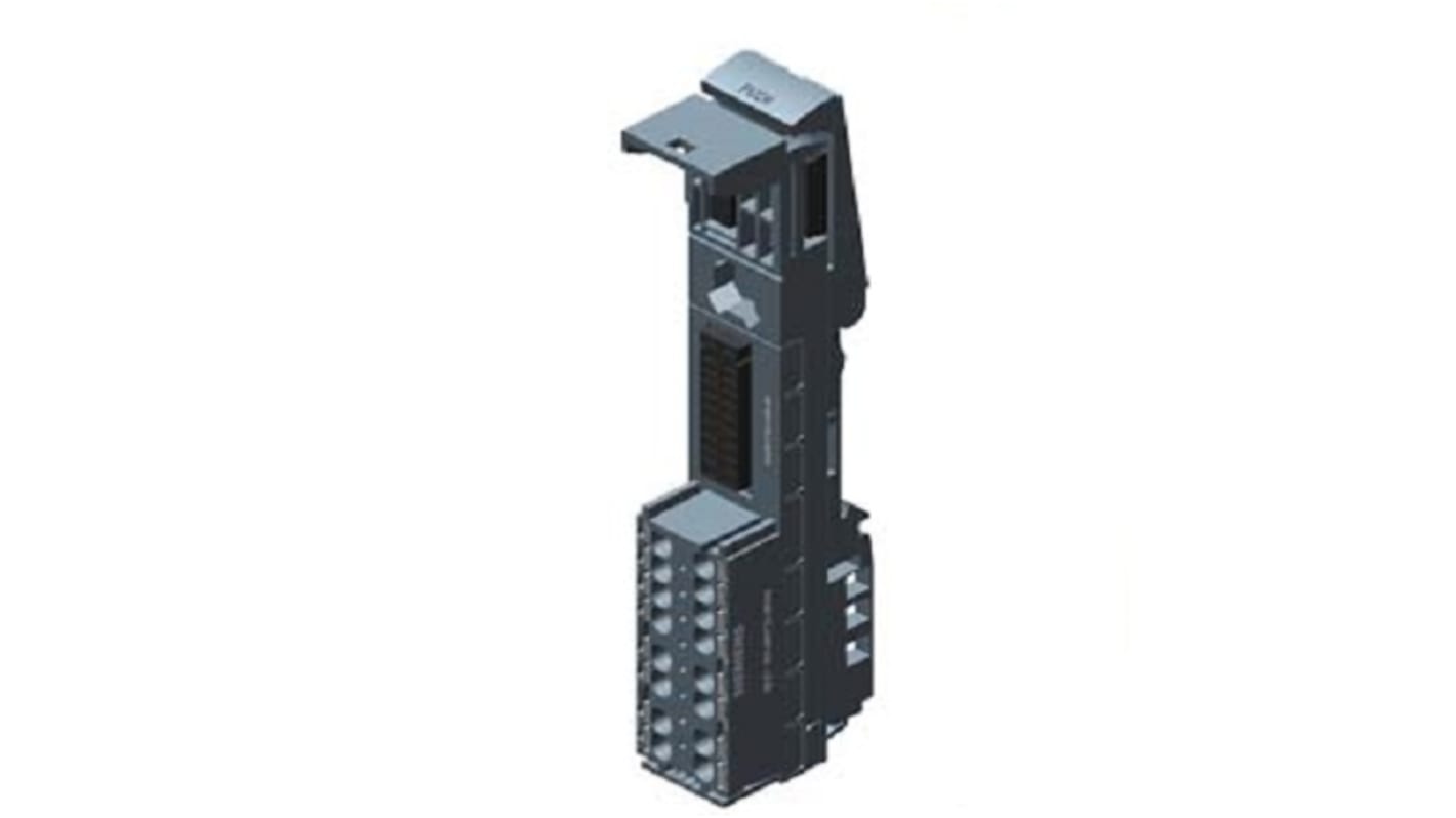 Unità base Siemens 6AG11936BP207BB0 per ET 200SP, 24 V, dimensioni 117 x 20 x 35 mm, con 4 terminali AUX.