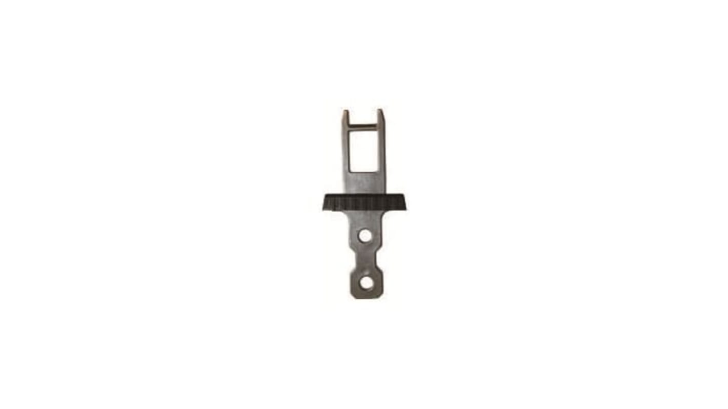 Attuatore piatto ABB per interruttori di sicurezza Mkey, con chiave in acciaio inox 316 e protezione in plastica.