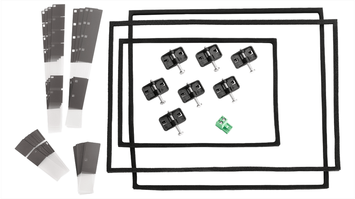 Service Pack Siemens 6AV66711XA000AX0 per HMI OP 73 e PLC S7, include guarnizioni e connettori per montaggio.