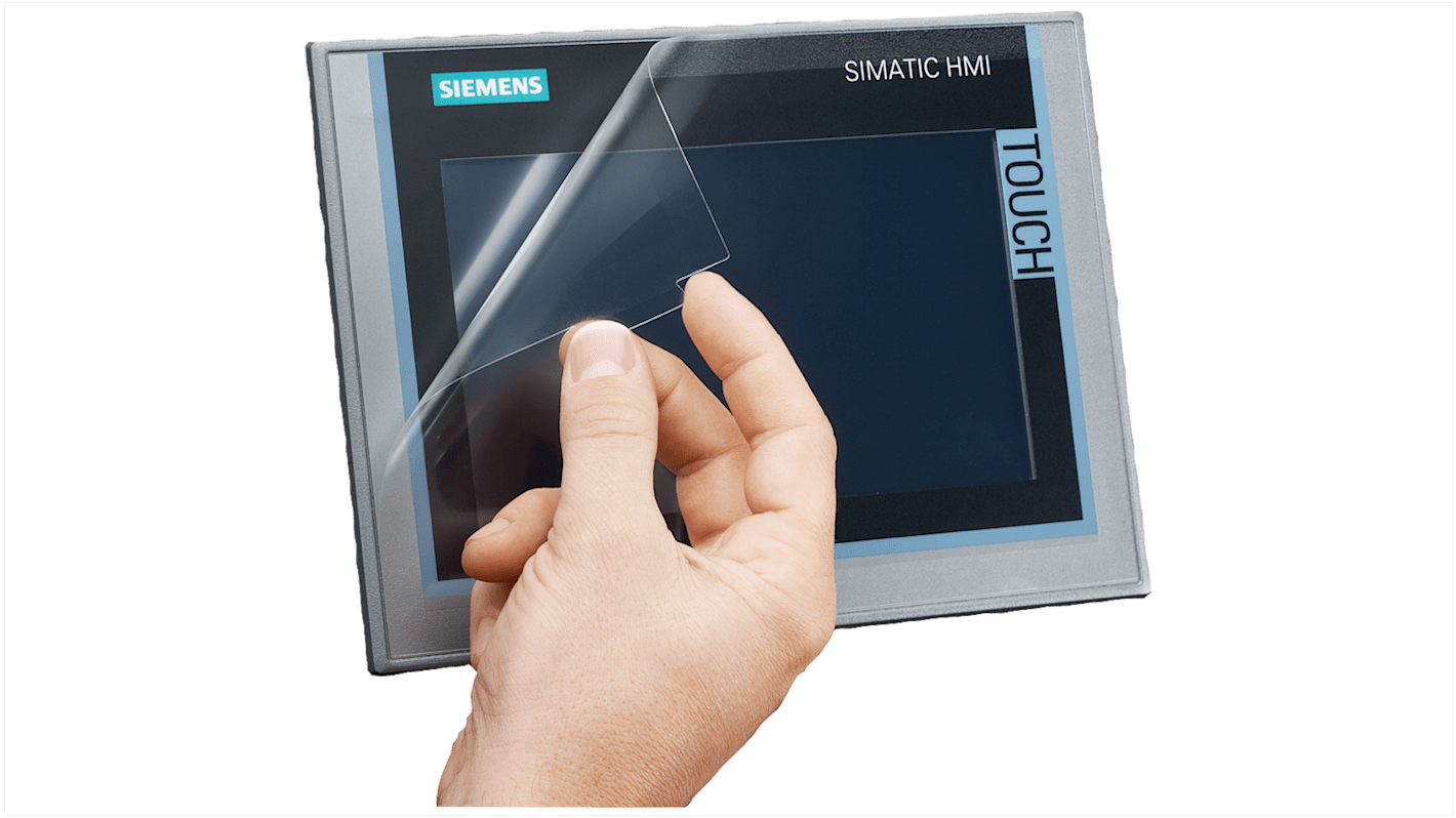 Pellicola protettiva antiriflesso Siemens 6AV66713CC000AX5 per HMI MP277, spessore 0,125 mm, compatibile con PLC e S7.