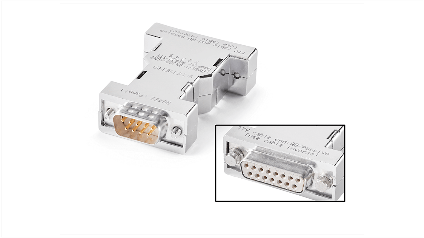 Zoccolo relè Siemens 6AV66718XJ000AX0 per HMI SIMATIC S7, compatibile con interfacce RS 422 e PLC Siemens S5.