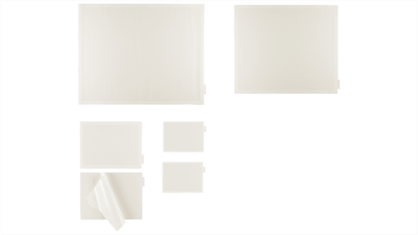 Pellicola protettiva antiriflesso Siemens 6AV76712BA000AA0 per HMI 12 pollici, spessore 0,2 mm, compatibile con vari modelli.
