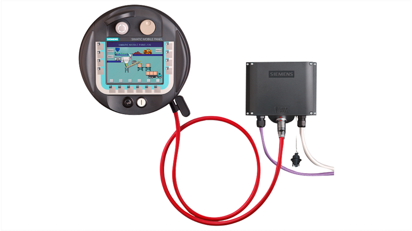 Cavo Siemens 6XV14404AN25 per collegamento MPI/DP, lunghezza 25 m, guaina resistente a idrolisi e oli, grado di protezione IP65.