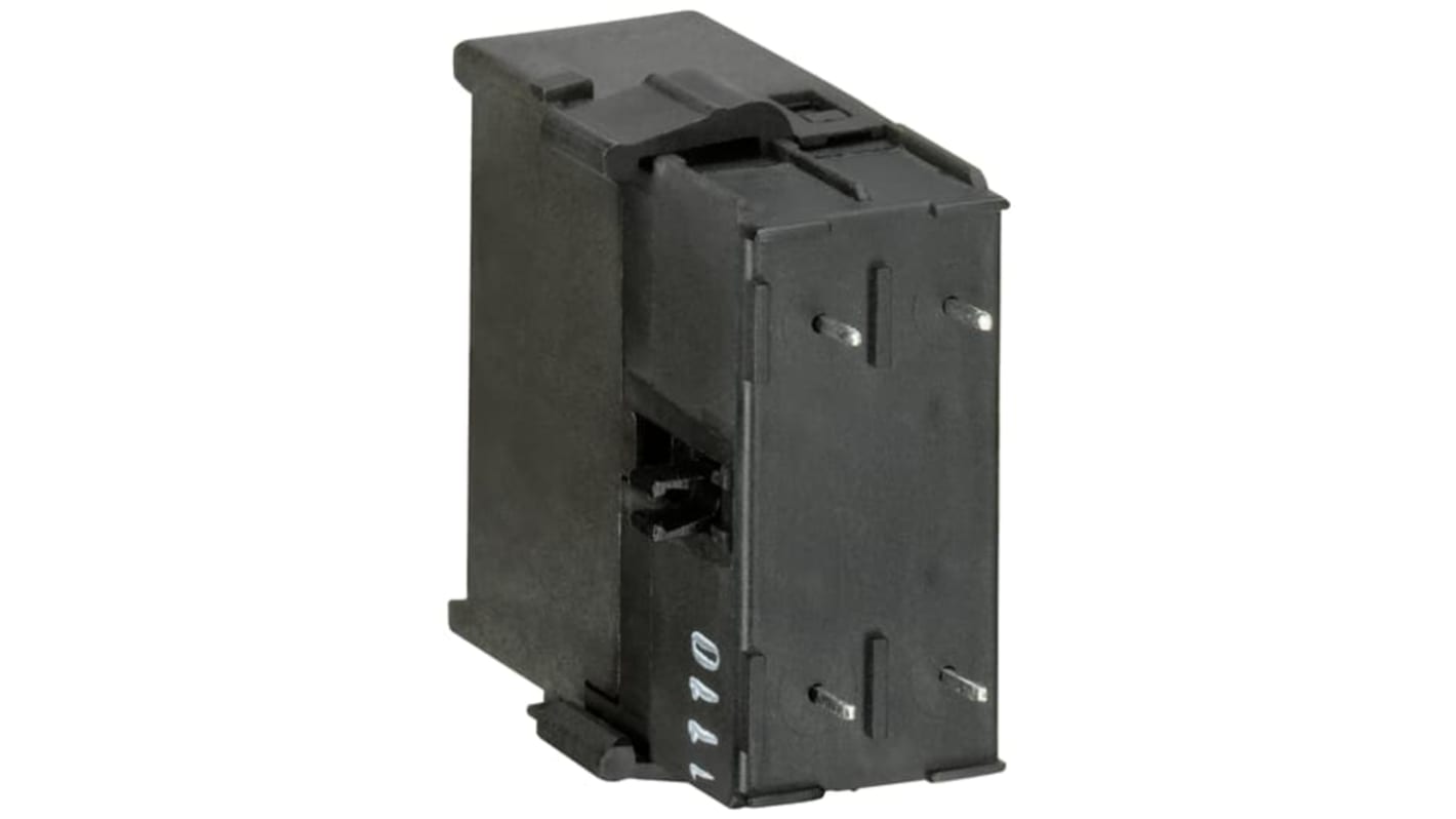 Contatto ausiliario ABB GJL1201319R0001, 2 contatti (1 NC + 1 NA), montaggio superficiale, IP20, 6 A, -25 a 55 °C.
