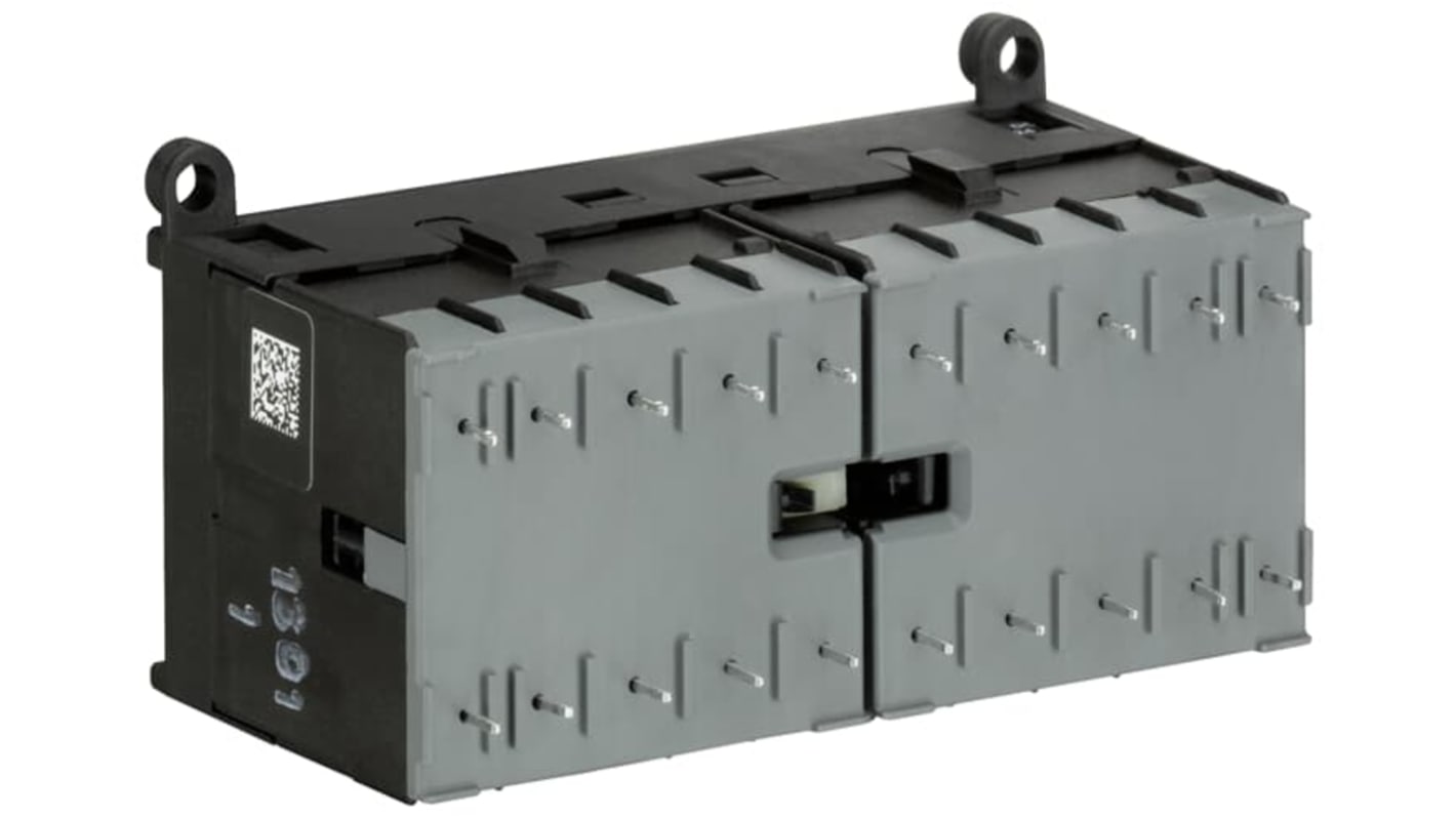 Contattore ABB GJL1313919R0011, 3 poli, 12 A, 24 V c.c., montaggio su guida, grado di protezione IP20.