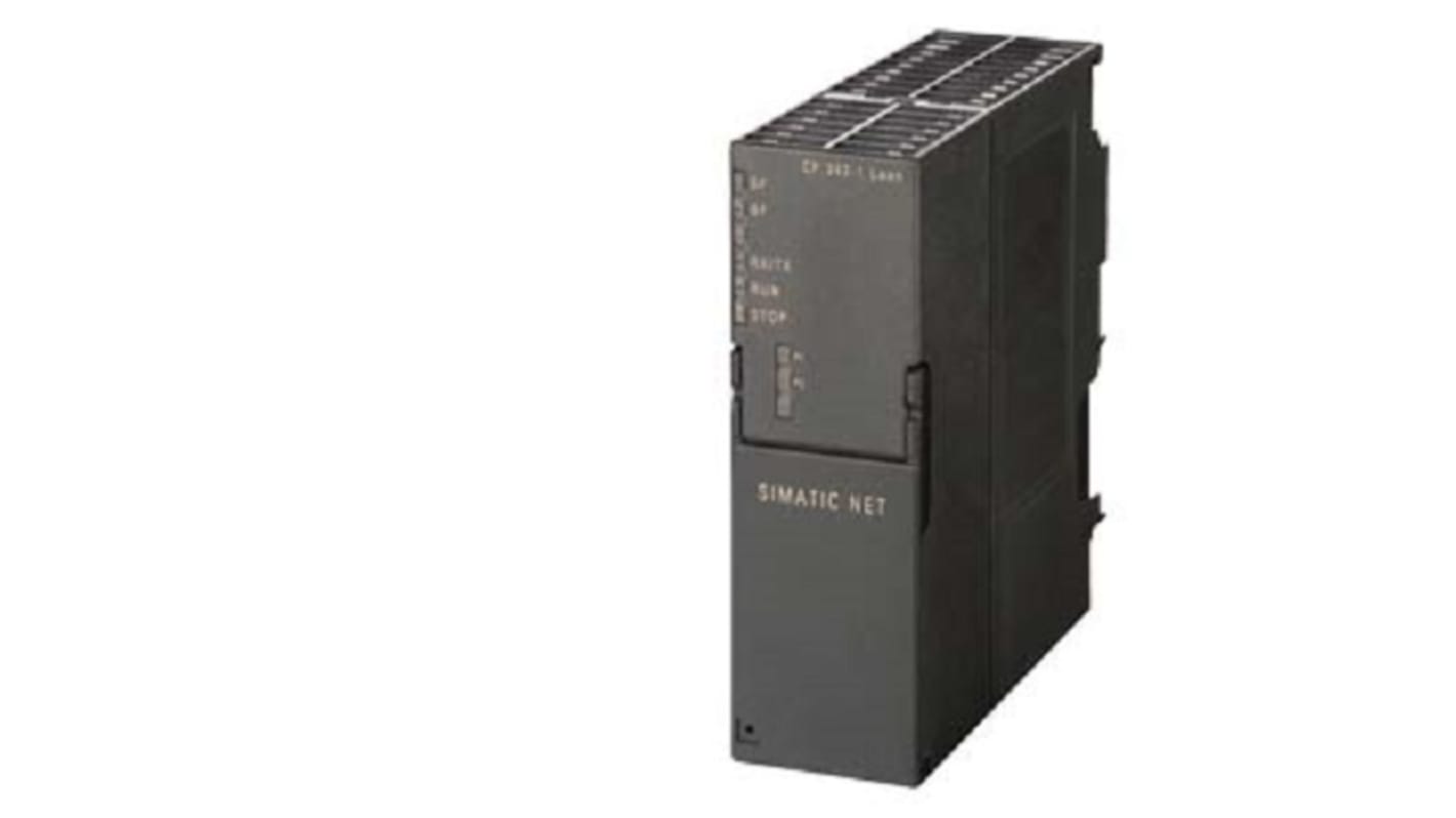 Modulo di comunicazione Siemens 6AG13431CX102XE0 per SIMATIC S7-300, con interruttore a 2 porte e connessione Ethernet.