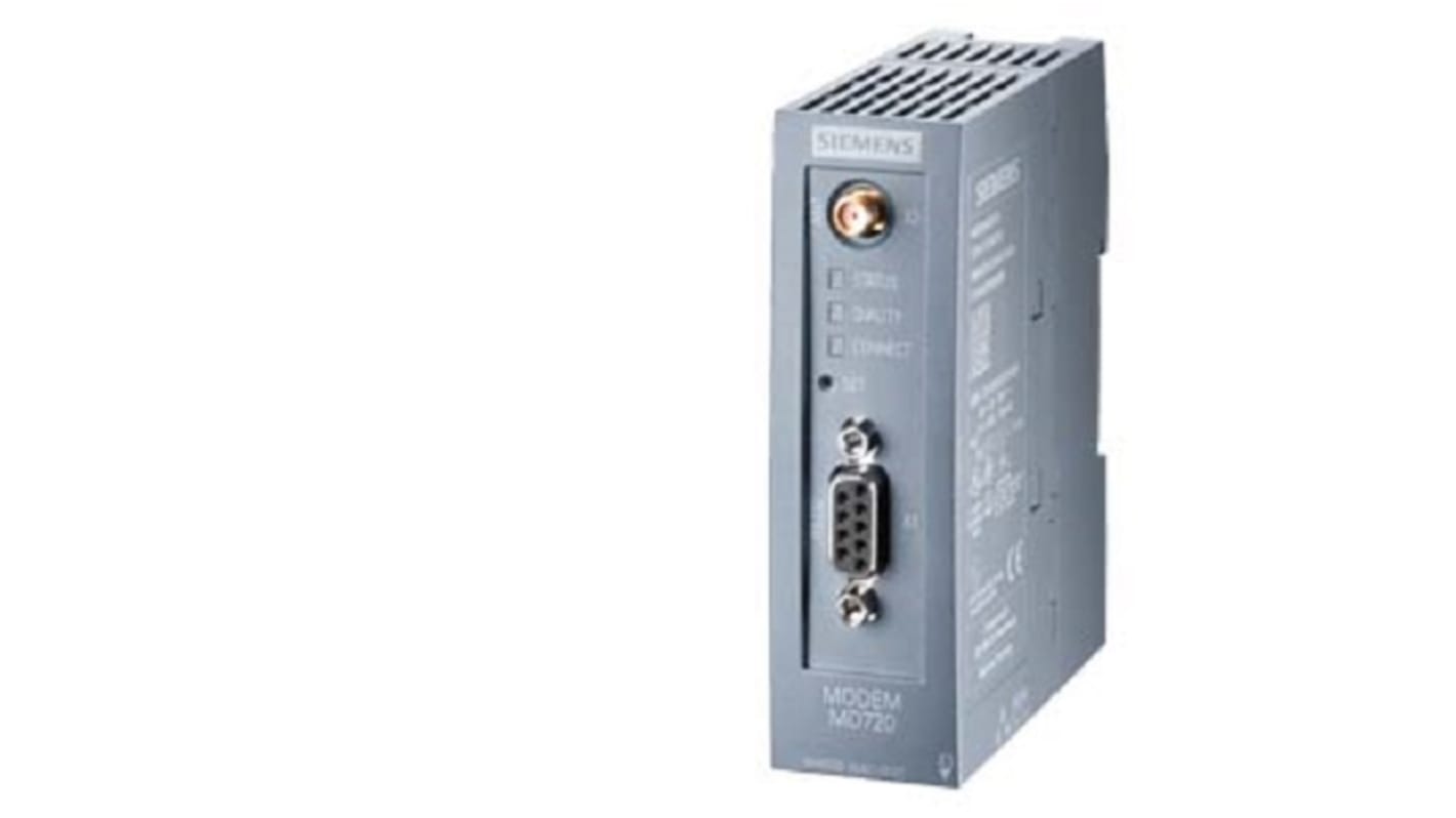Modulo di comunicazione Siemens 6AG17203AA017XX0 per SIPLUS, modem radio mobile 2G, dimensioni 3,93 x 3,54 x 1,18 pollici.