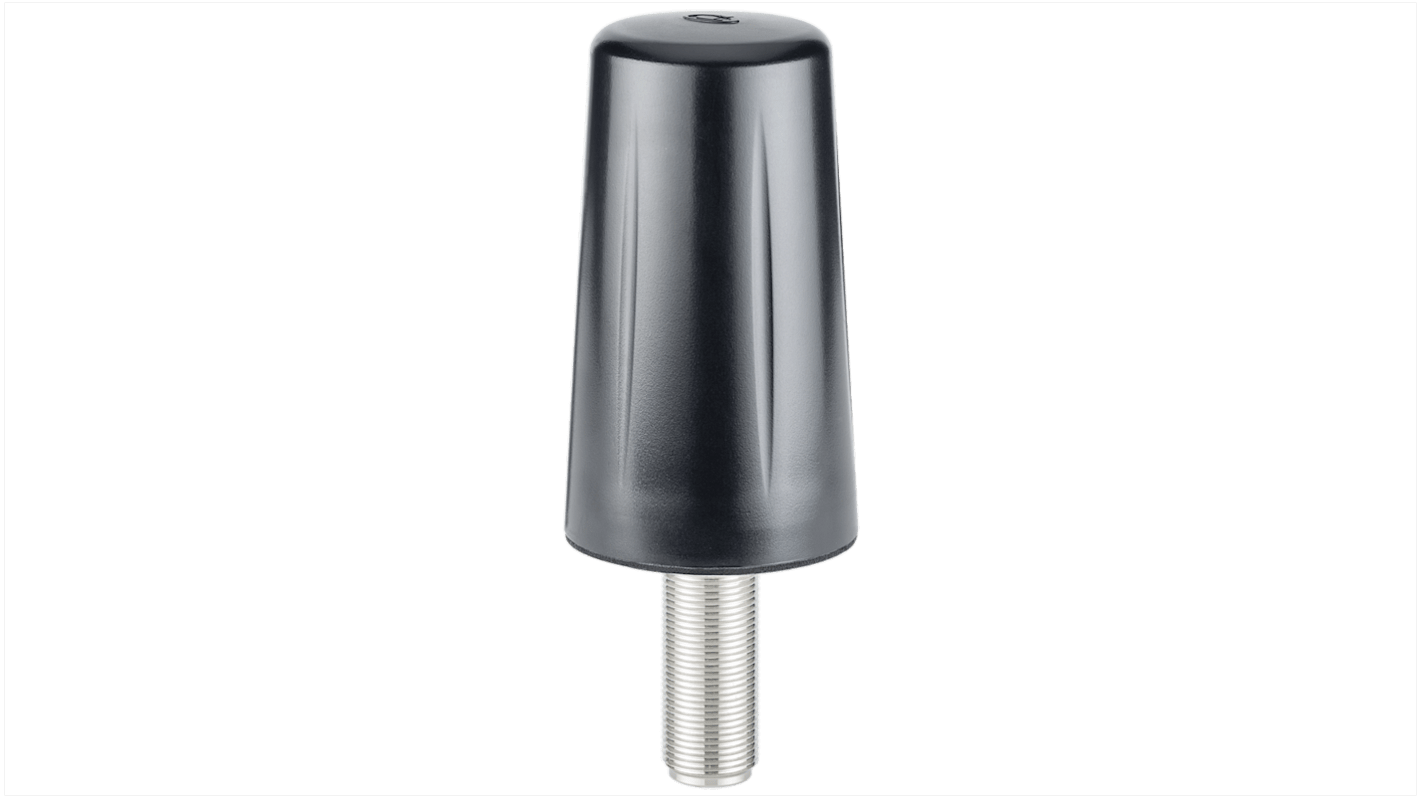 Antenna omnidirezionale Siemens 6GK58974ME000AA0 per reti 5G e WLAN, guadagno 2-6 dBi, IP65, dimensioni 3,23 x 1,89 pollici.