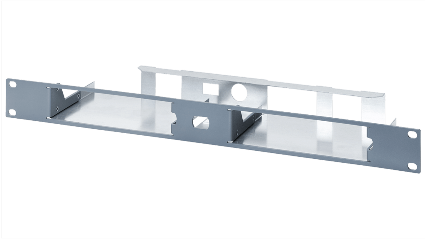 Piastra di montaggio Siemens 6GK58988MR00 per rack 19", compatibile con dispositivi SCALANCE M-800/S615.