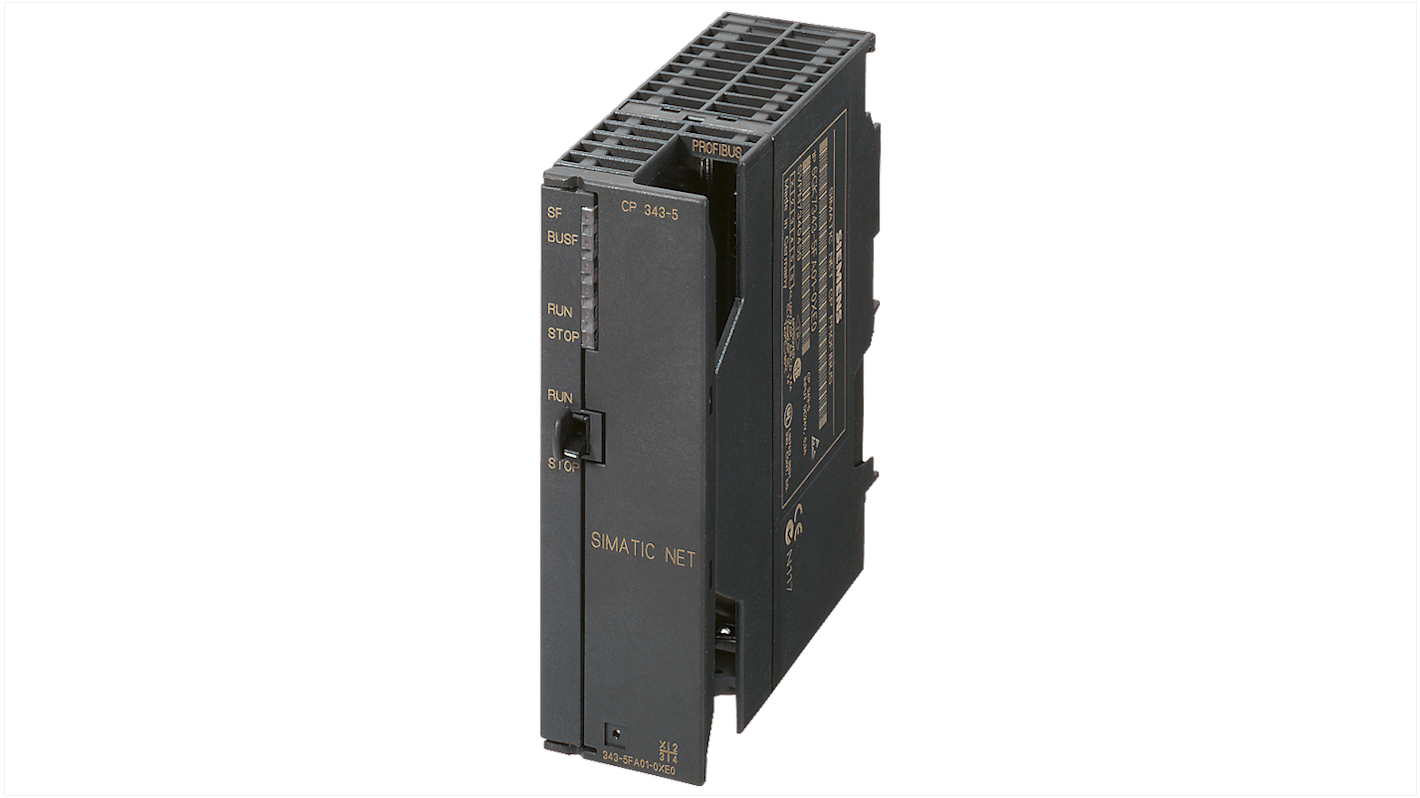 Modulo di comunicazione Siemens 6GK73435FA010XE0 per Profibus FMS, compatibile con SIMATIC S7-300, dimensioni 4,73 x 1,58 x 4,93 poll.