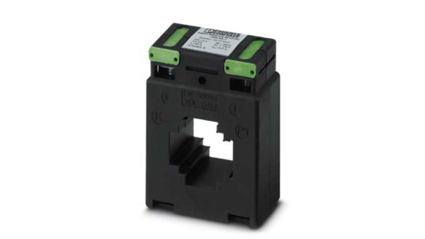 Trasformatore di corrente M28 Phoenix Contact 2277640, 300 A primaria, 5 A secondaria, potenza 7,5 VA, classe di precisione 1.