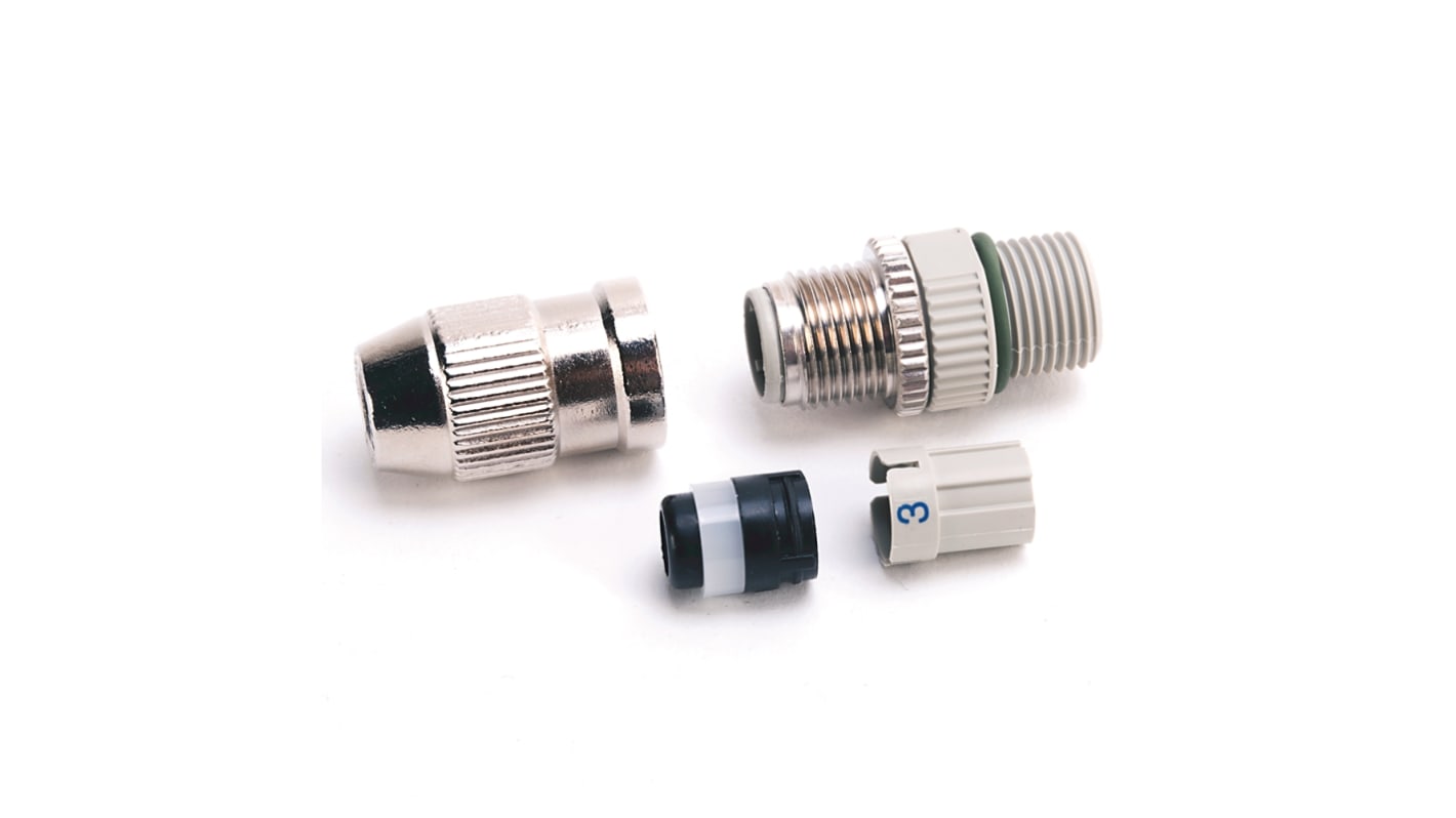 Cavo Ethernet Cat5e Allen Bradley 1585D-M4HBDM-2, 2m, verde, con connettori M12, schermatura lamina, IP67, per ambienti difficili.