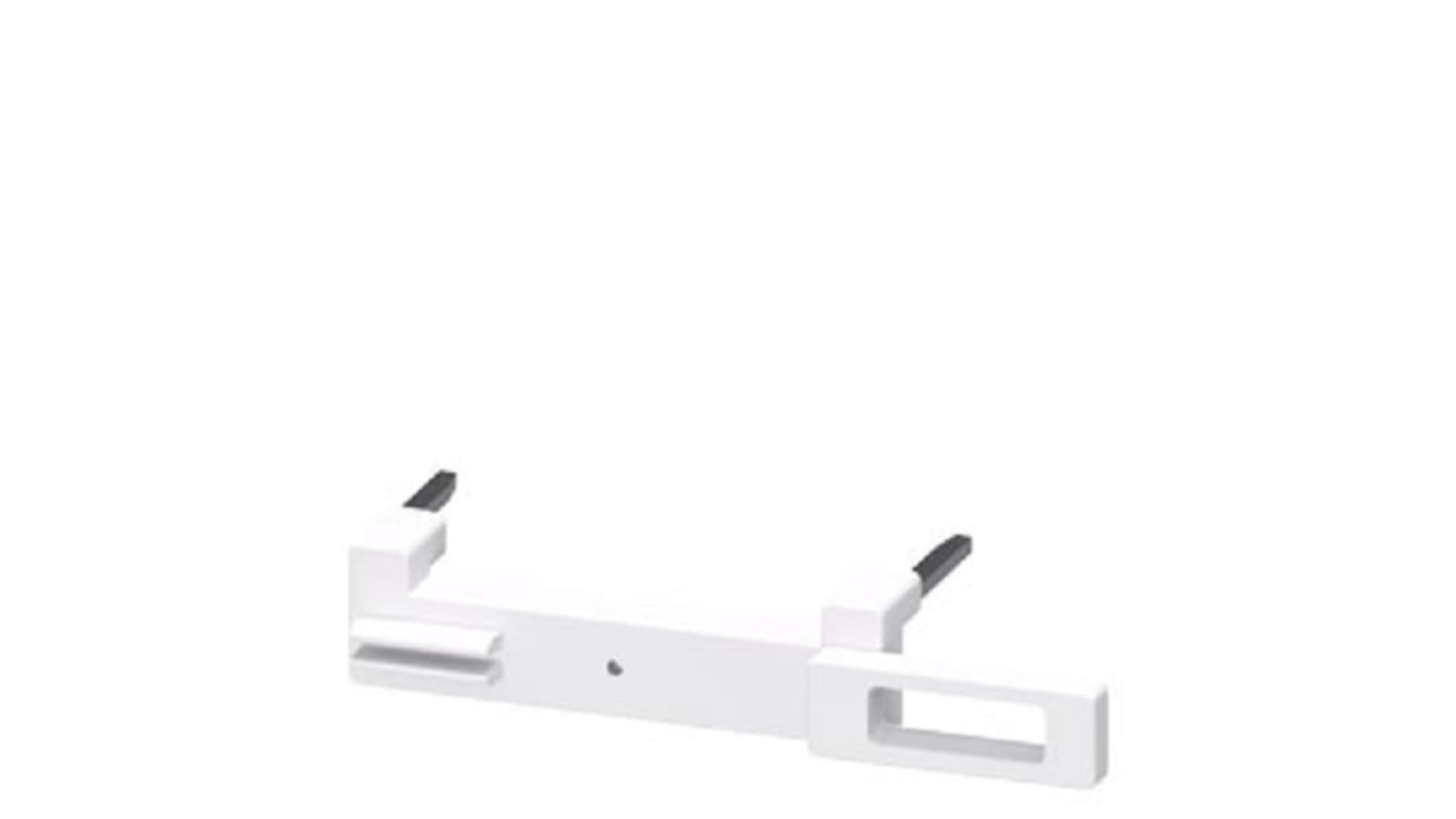 Adattatore di montaggio Siemens LZS:PT170R6 per morsetto a vite RT, con striscia di ventilazione a 6 poli. Dimensioni 0,551 x 0,787 x 0,197 pollici.