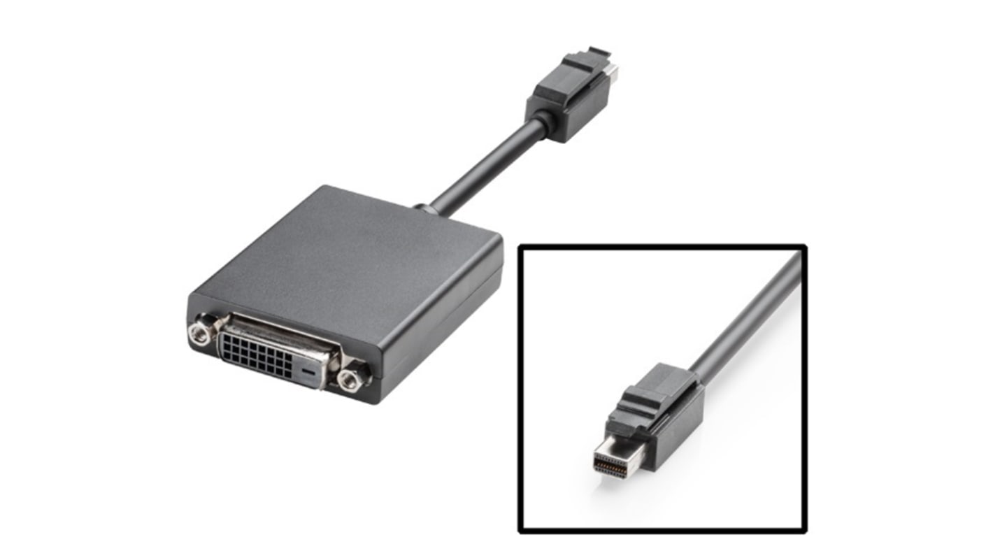 Adattatore Siemens 6ES76483AK000XA0 per collegamento Mini DisplayPort a DVI-D, compatibile con IPC647E e IPC847E.