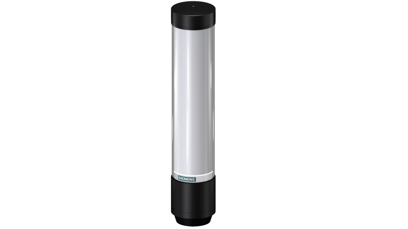 Torretta di segnalazione LED Siemens 8WD4615-5HH37, 24 V, 15 elementi RGB, configurabile via IO-Link o USB.