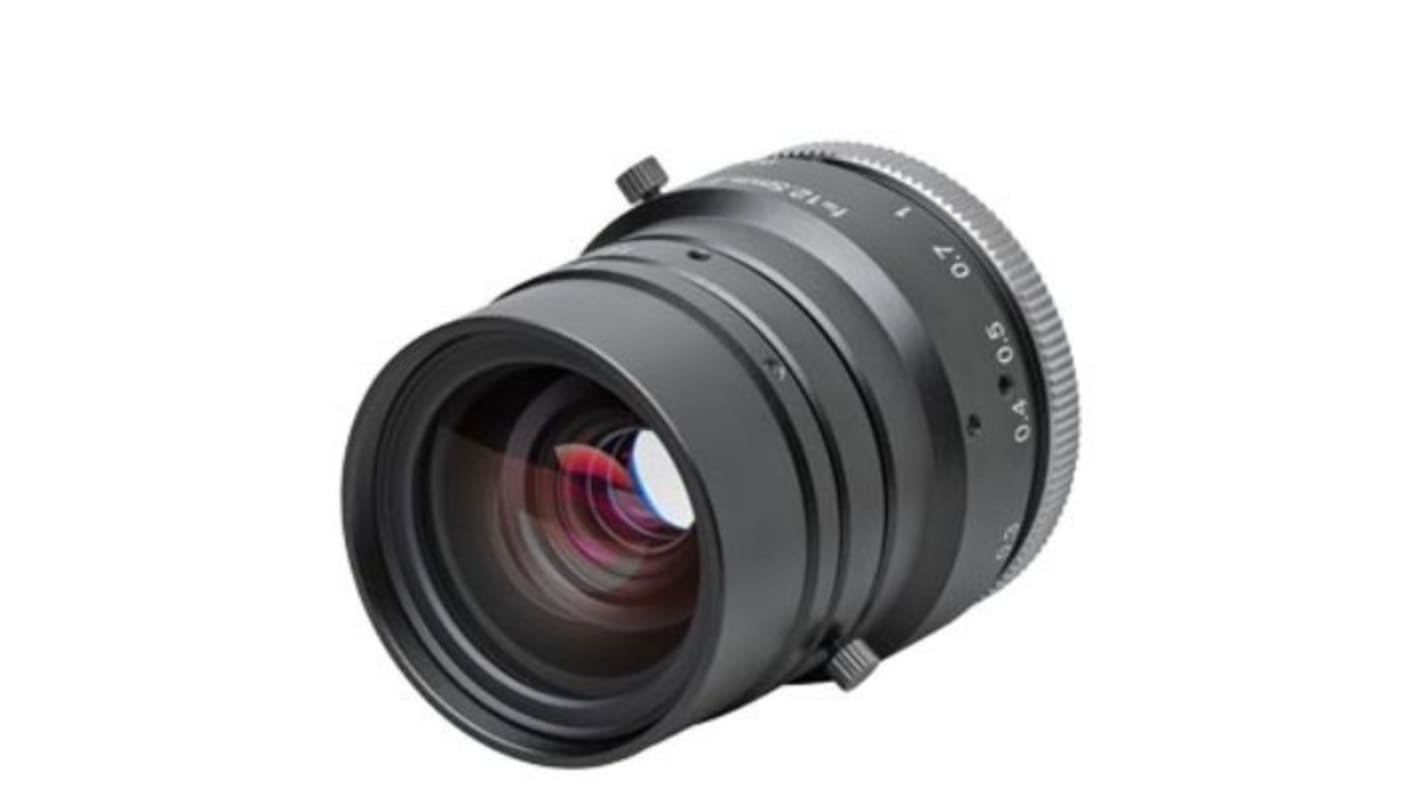 Obiettivo intercambiabile Siemens 6GF35608EA010FF0 per MV560, lunghezza focale 12.5mm, attacco a C miniaturizzato.