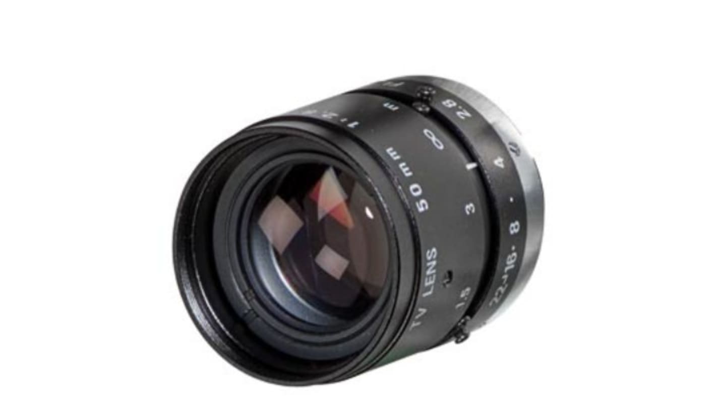 Obiettivo intercambiabile Siemens 6GF90011BJ01 per MV560, attacco a C, apertura 2.8, lunghezza focale 50mm.